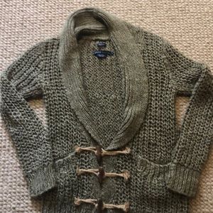 Hand Knit Army Green Ralph Lauren Sweater